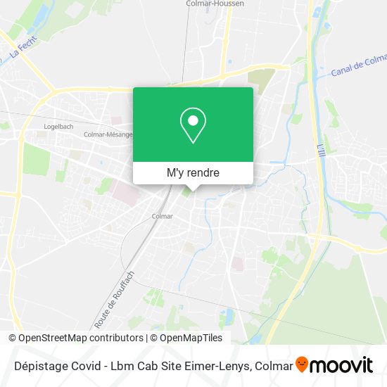 Dépistage Covid - Lbm Cab Site Eimer-Lenys plan