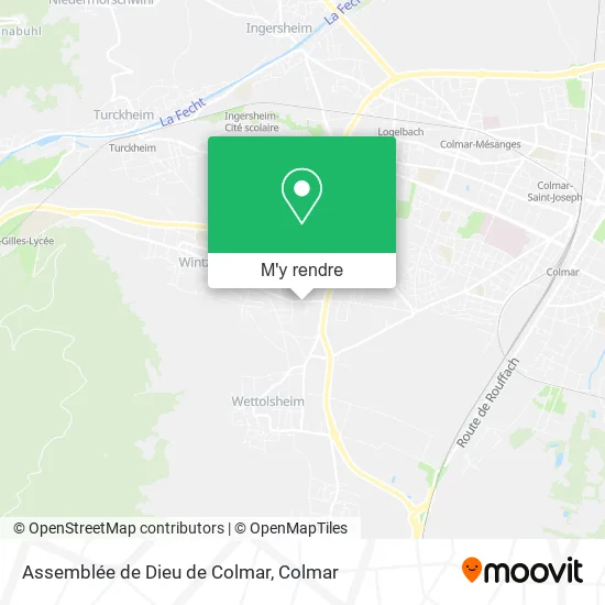 Assemblée de Dieu de Colmar plan