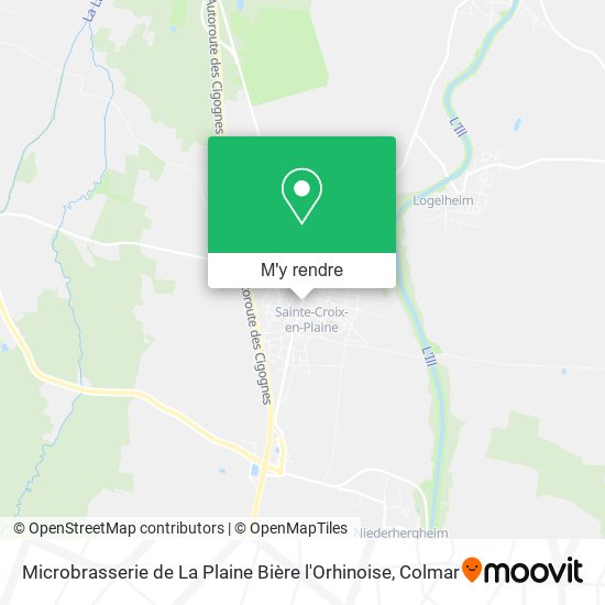 Microbrasserie de La Plaine Bière l'Orhinoise plan
