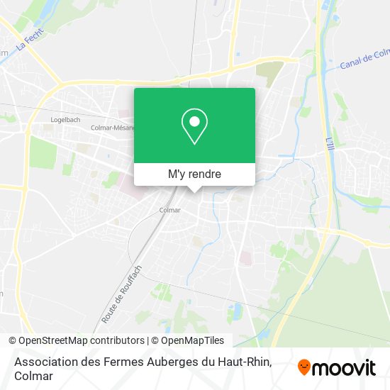 Association des Fermes Auberges du Haut-Rhin plan