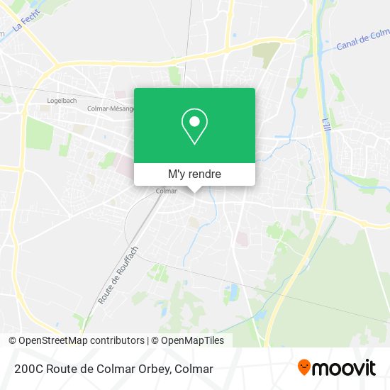 200C Route de Colmar Orbey plan