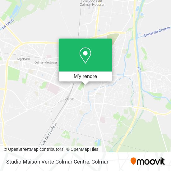 Studio Maison Verte Colmar Centre plan