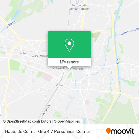 Hauts de Colmar Gîte 4 7 Personnes plan