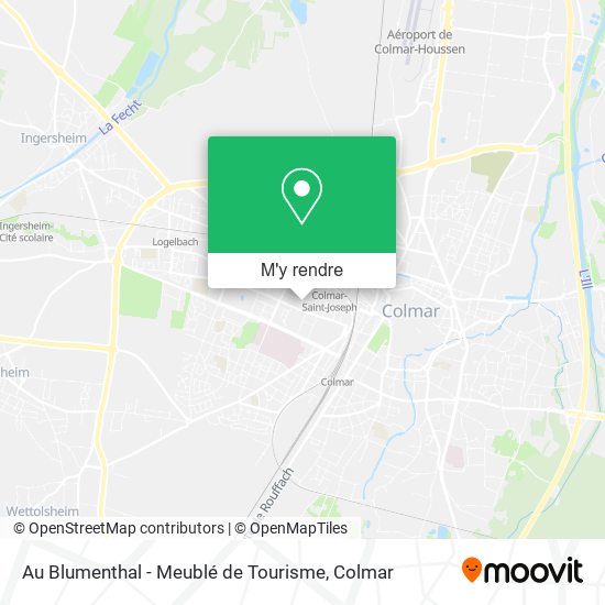 Au Blumenthal - Meublé de Tourisme plan