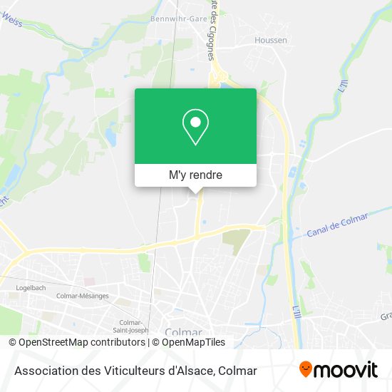 Association des Viticulteurs d'Alsace plan