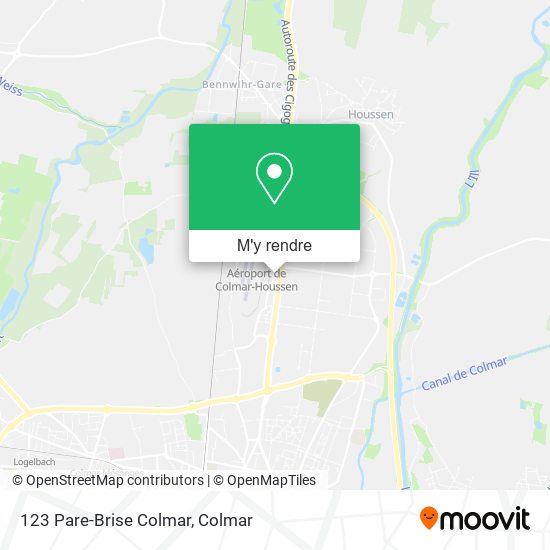 123 Pare-Brise Colmar plan