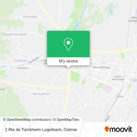 2 Rte de Turckheim Logelbach plan