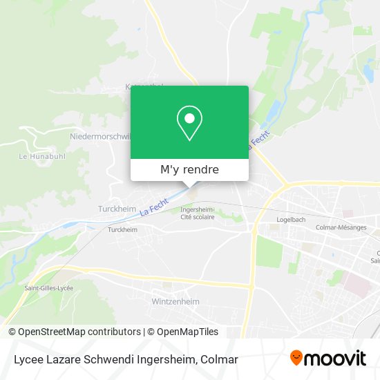 Lycee Lazare Schwendi Ingersheim plan