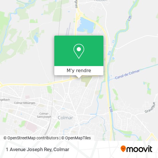 1 Avenue Joseph Rey plan