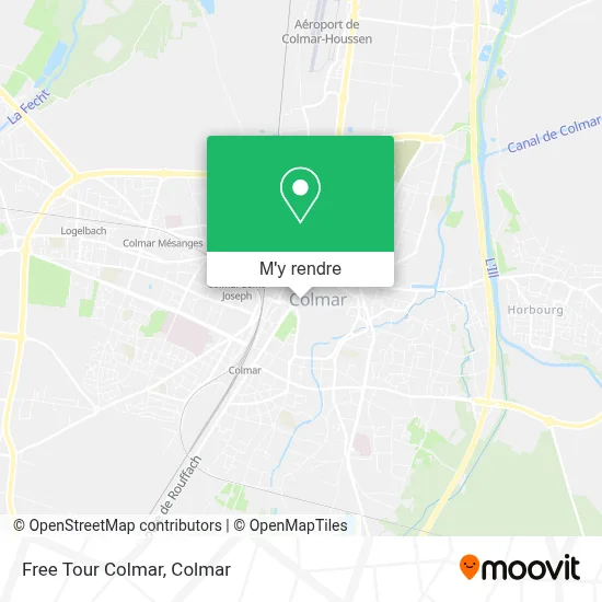 Free Tour Colmar plan