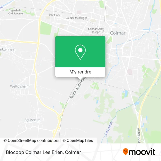 Biocoop Colmar Les Erlen plan