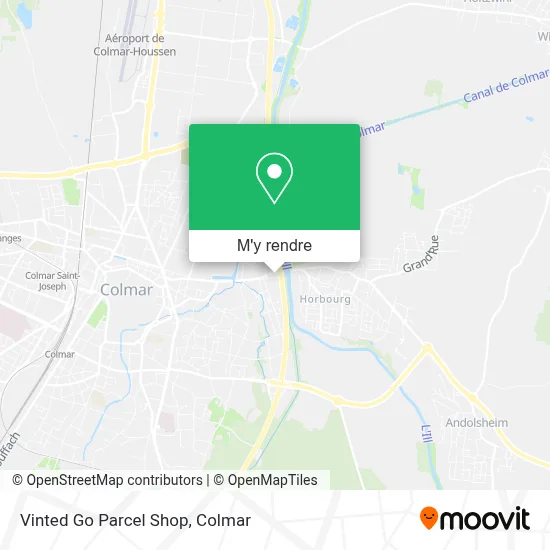 Vinted Go Parcel Shop plan