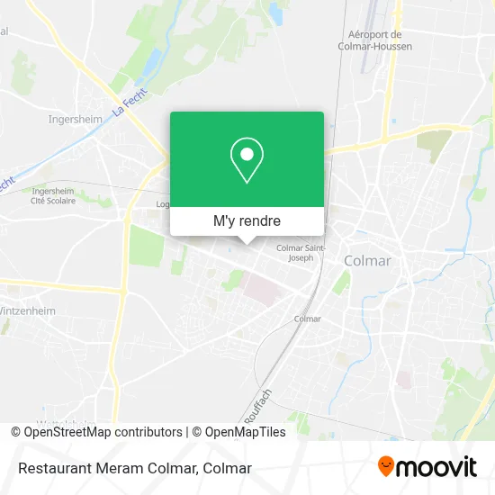 Restaurant Meram Colmar plan