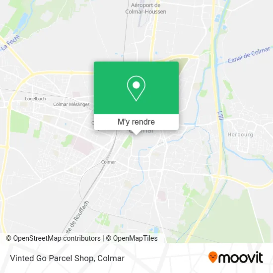 Vinted Go Parcel Shop plan