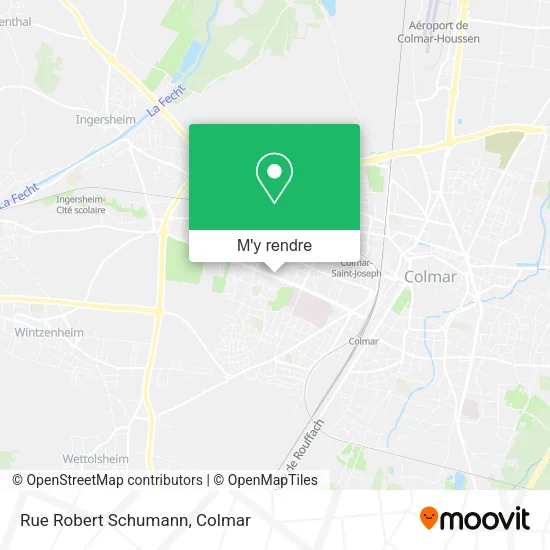 Rue Robert Schumann plan
