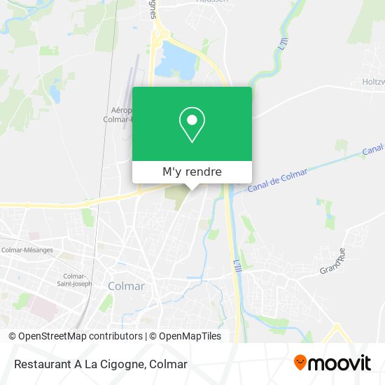 Restaurant A La Cigogne plan