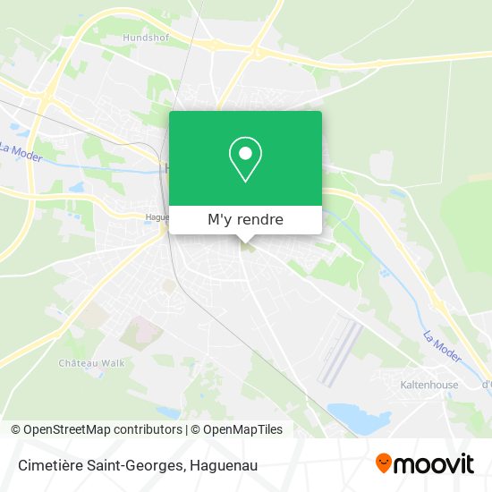 Cimetière Saint-Georges plan