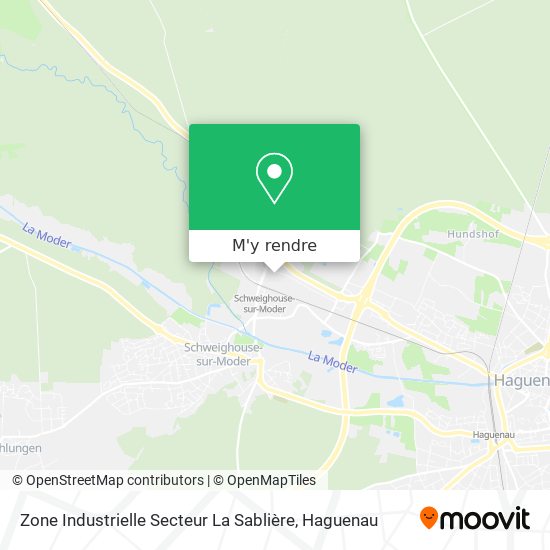 Zone Industrielle Secteur La Sablière plan