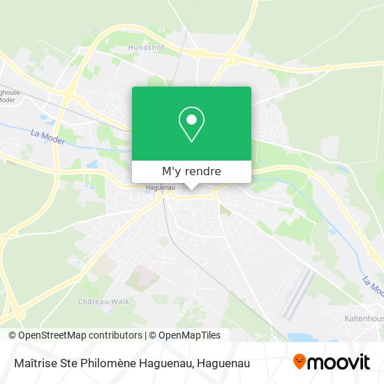 Maîtrise Ste Philomène Haguenau plan