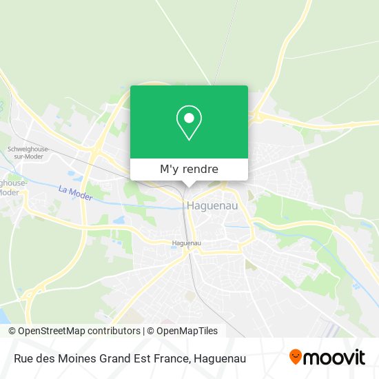 Rue des Moines Grand Est France plan