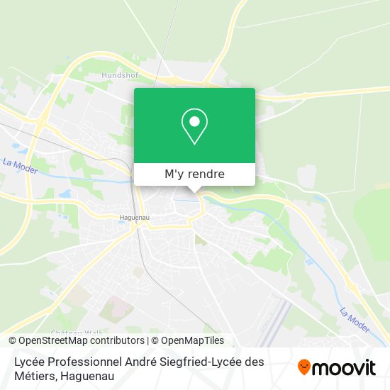 Lycée Professionnel André Siegfried-Lycée des Métiers plan