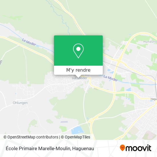 École Primaire Marelle-Moulin plan