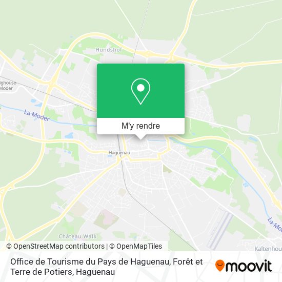 Office de Tourisme du Pays de Haguenau, Forêt et Terre de Potiers plan