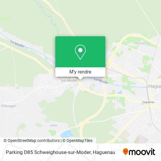 Parking D85 Schweighouse-sur-Moder plan