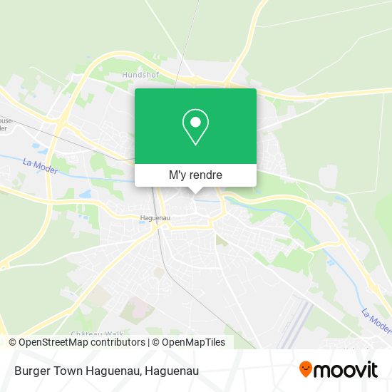 Burger Town Haguenau plan