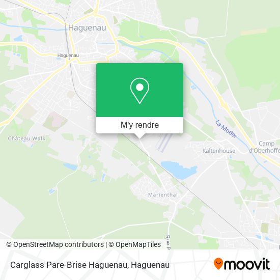 Carglass Pare-Brise Haguenau plan