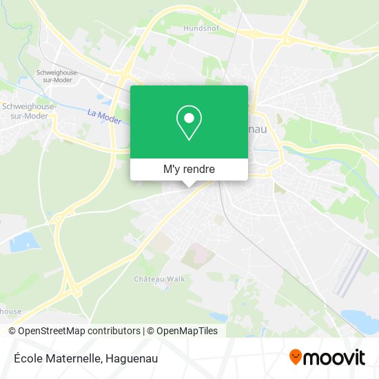 École Maternelle plan
