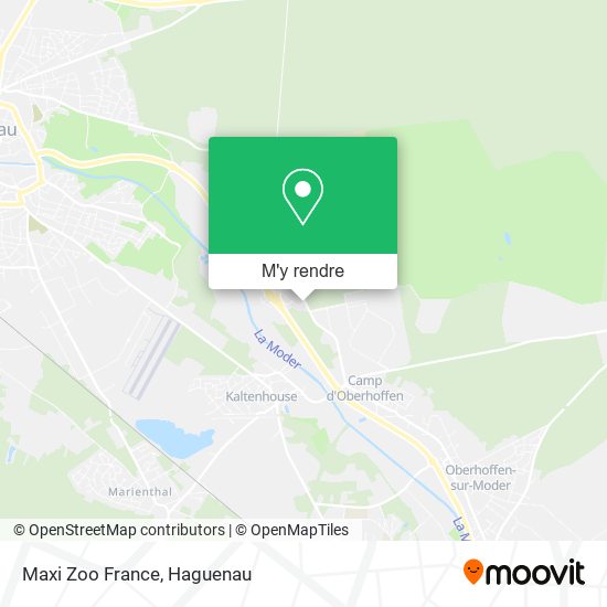 Maxi Zoo France plan