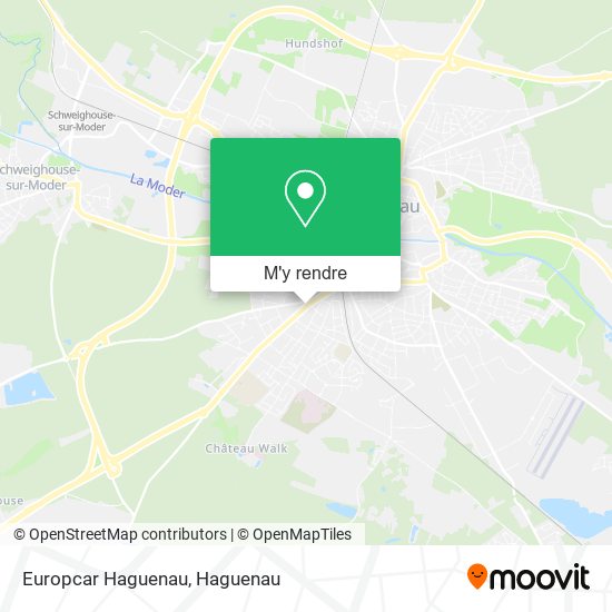 Europcar Haguenau plan