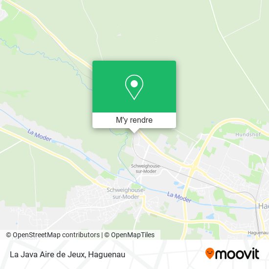 La Java Aire de Jeux plan