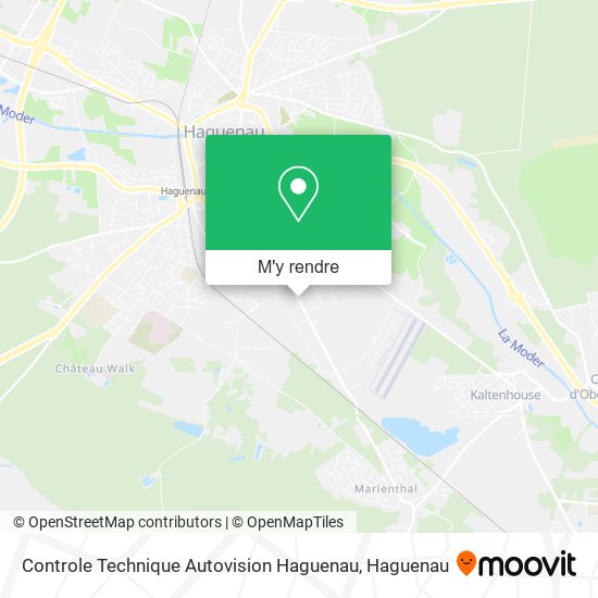 Controle Technique Autovision Haguenau plan