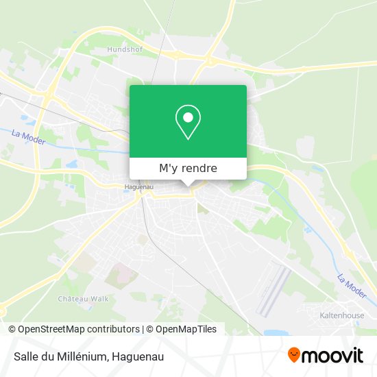 Salle du Millénium plan