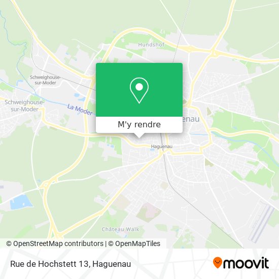 Rue de Hochstett 13 plan