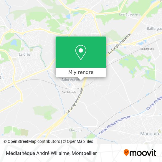 Médiathèque André Willaime plan