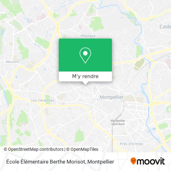 École Élémentaire Berthe Morisot plan