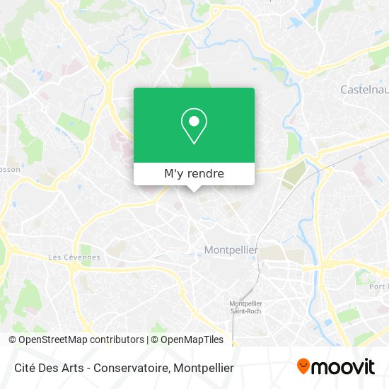 Cité Des Arts - Conservatoire plan