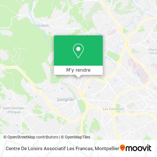 Centre De Loisirs Associatif Les Francas plan