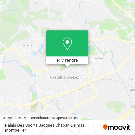 Palais Des Sports Jacques Chaban-Delmas plan