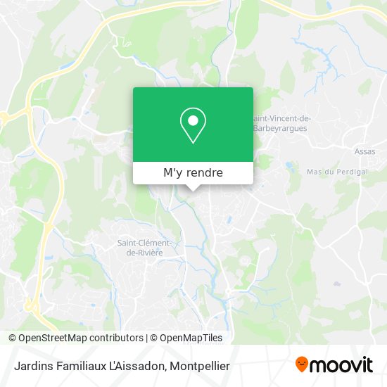 Jardins Familiaux L'Aissadon plan