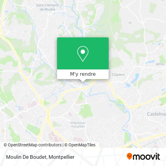 Moulin De Boudet plan