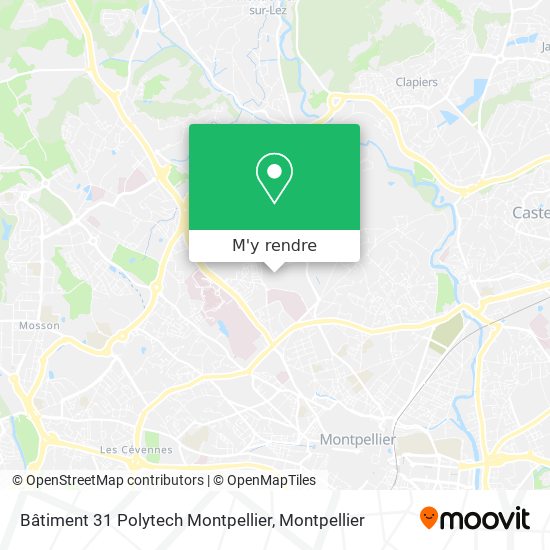 Bâtiment 31 Polytech Montpellier plan