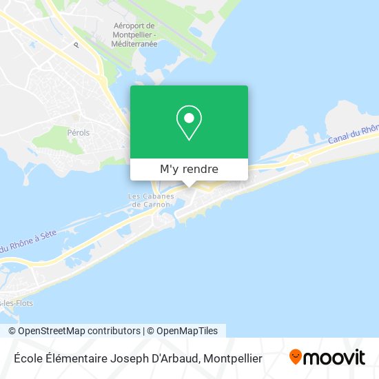 École Élémentaire Joseph D'Arbaud plan
