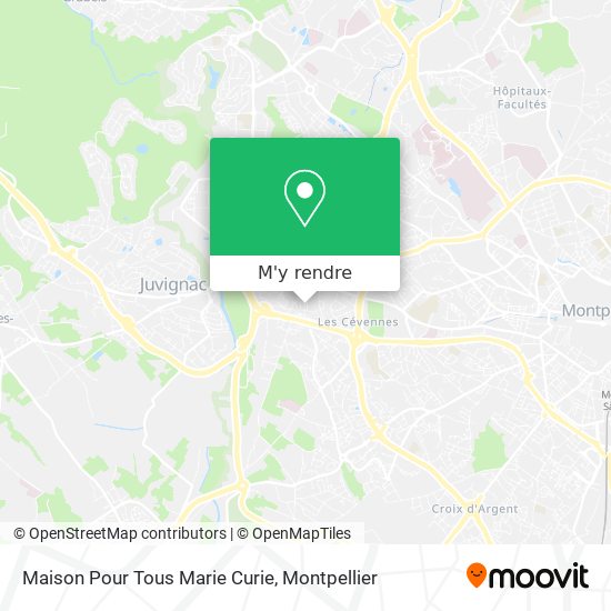 Maison Pour Tous Marie Curie plan