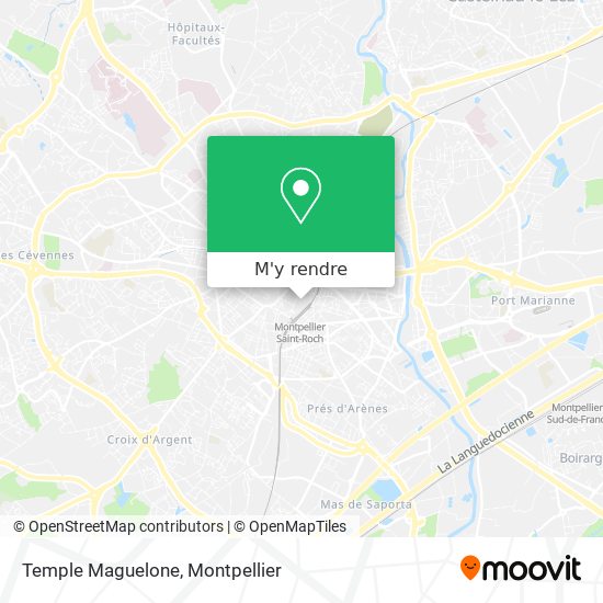 Temple Maguelone plan