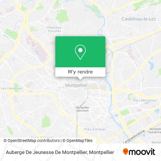 Auberge De Jeunesse De Montpellier plan