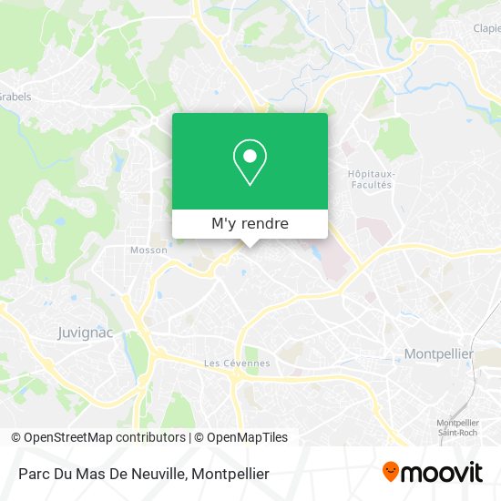 Parc Du Mas De Neuville plan